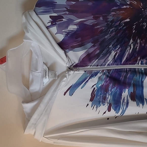 CJ Banks zip up Hooded jacket size 1x - Picture 2 of 6